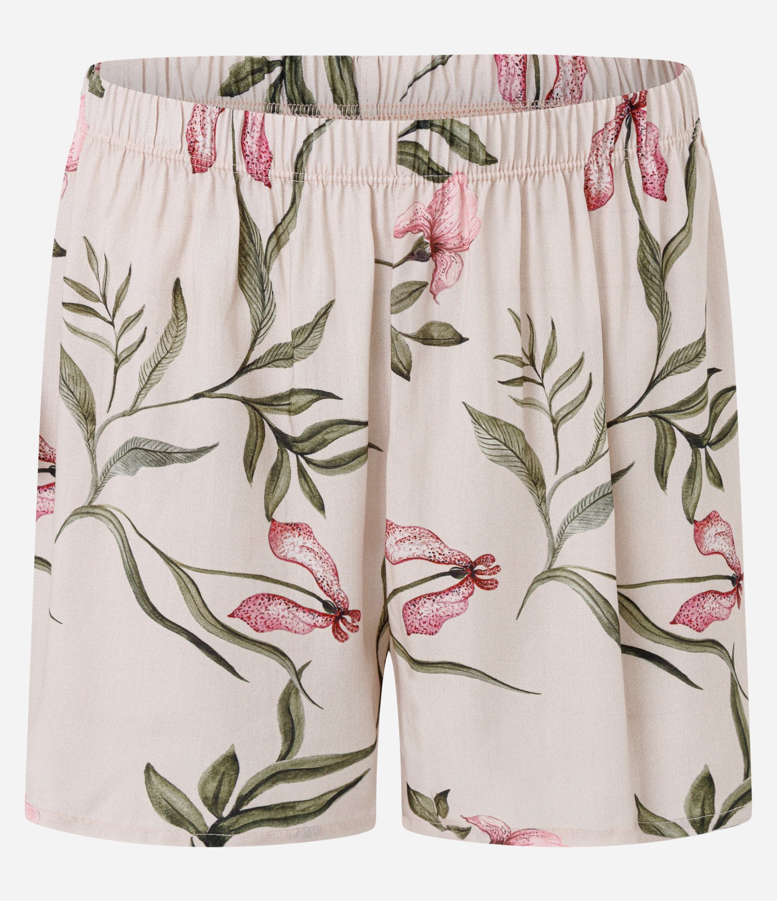 Pijama Curto Americano em Viscose com Estampa Floral Rosa 8