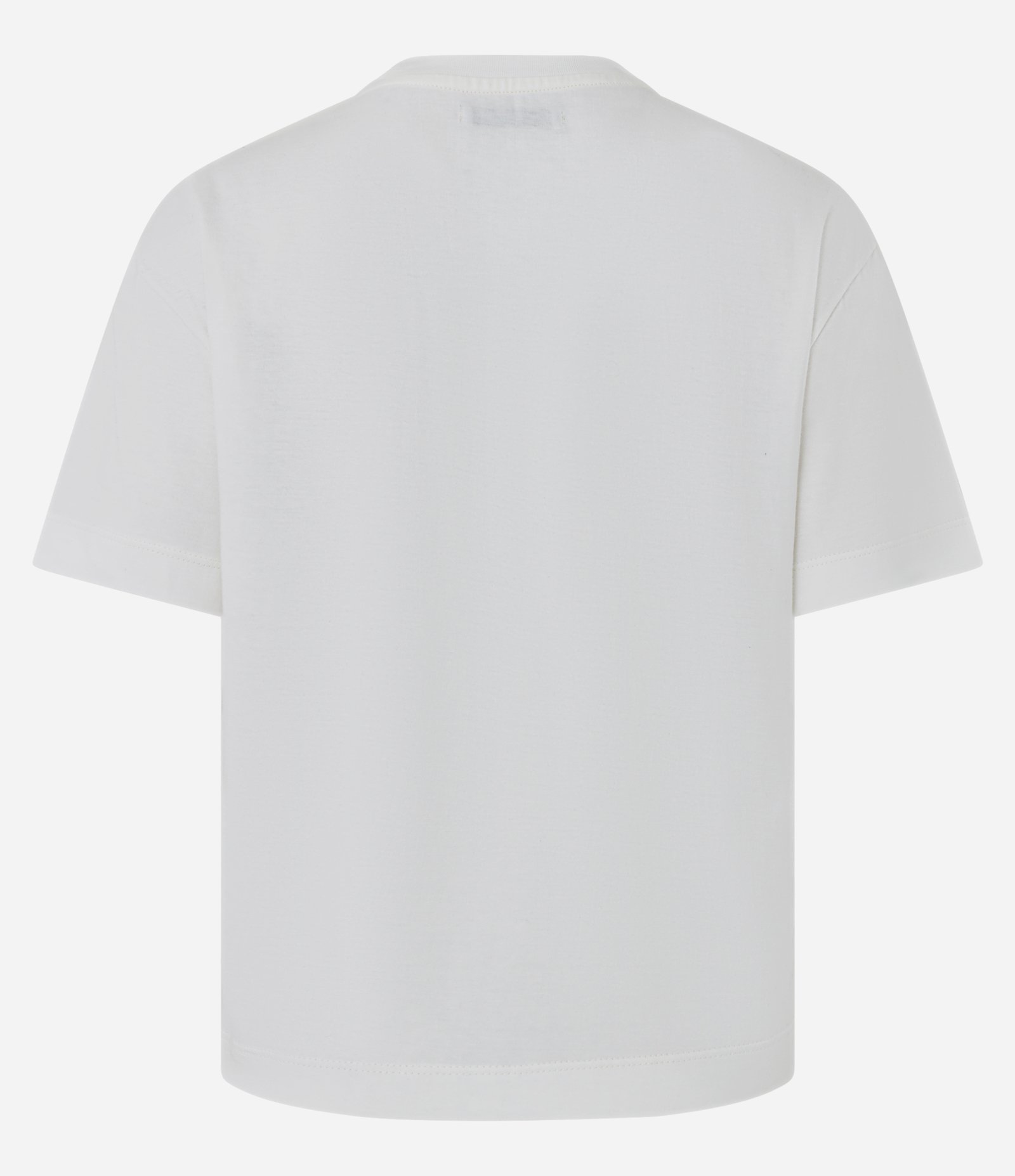 Camiseta Box com Bordado Floral Frontal Branco 7