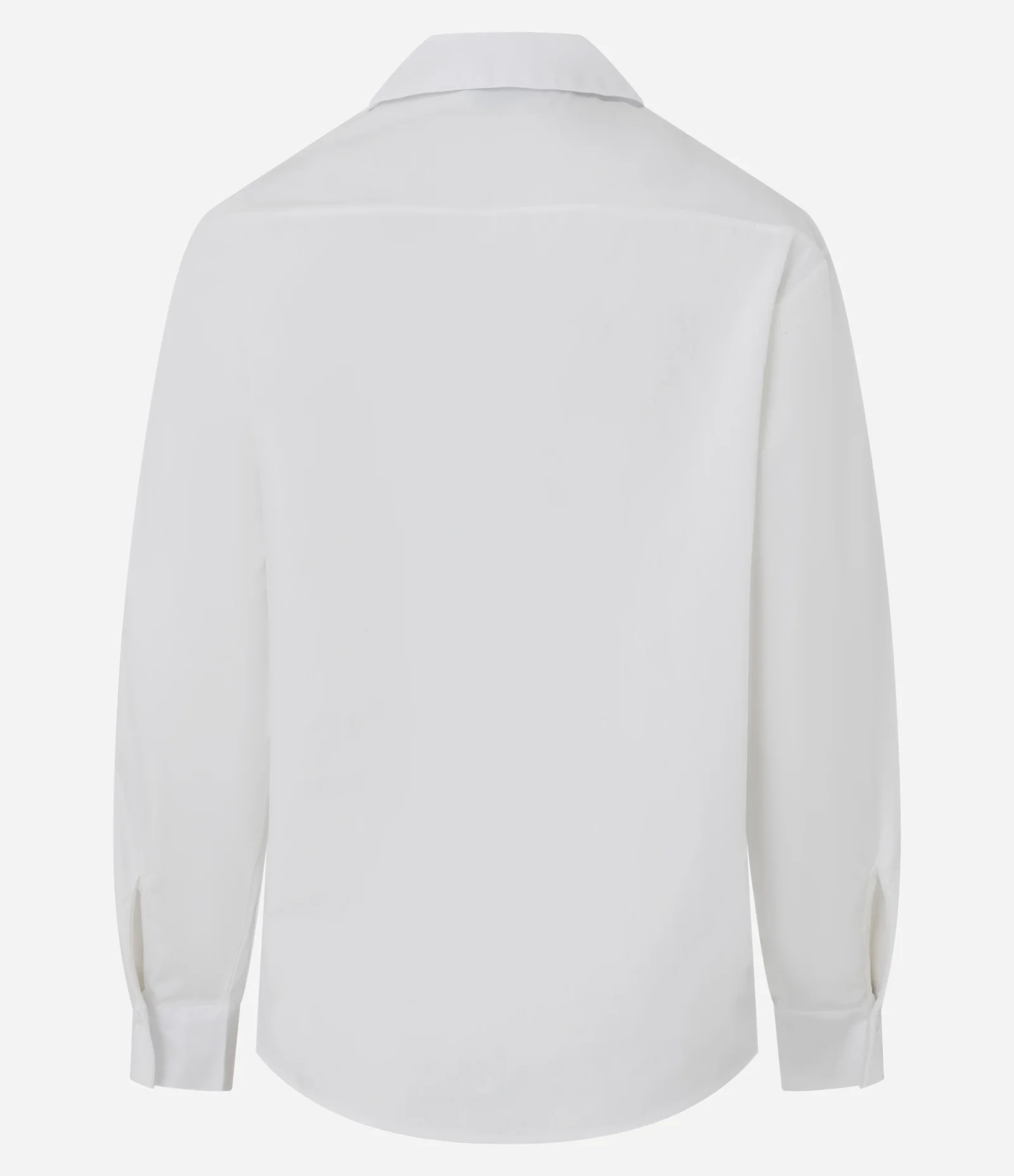 Camisa em Tricoline com Aviamento na Cintura Branco 5