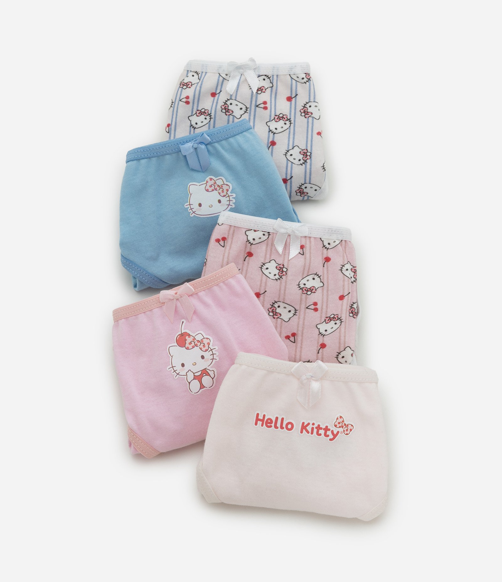 Kit 05 Calcinhas Infantil Slip Hello Kitty – Tam 4 a 14 Anos Sortido 3