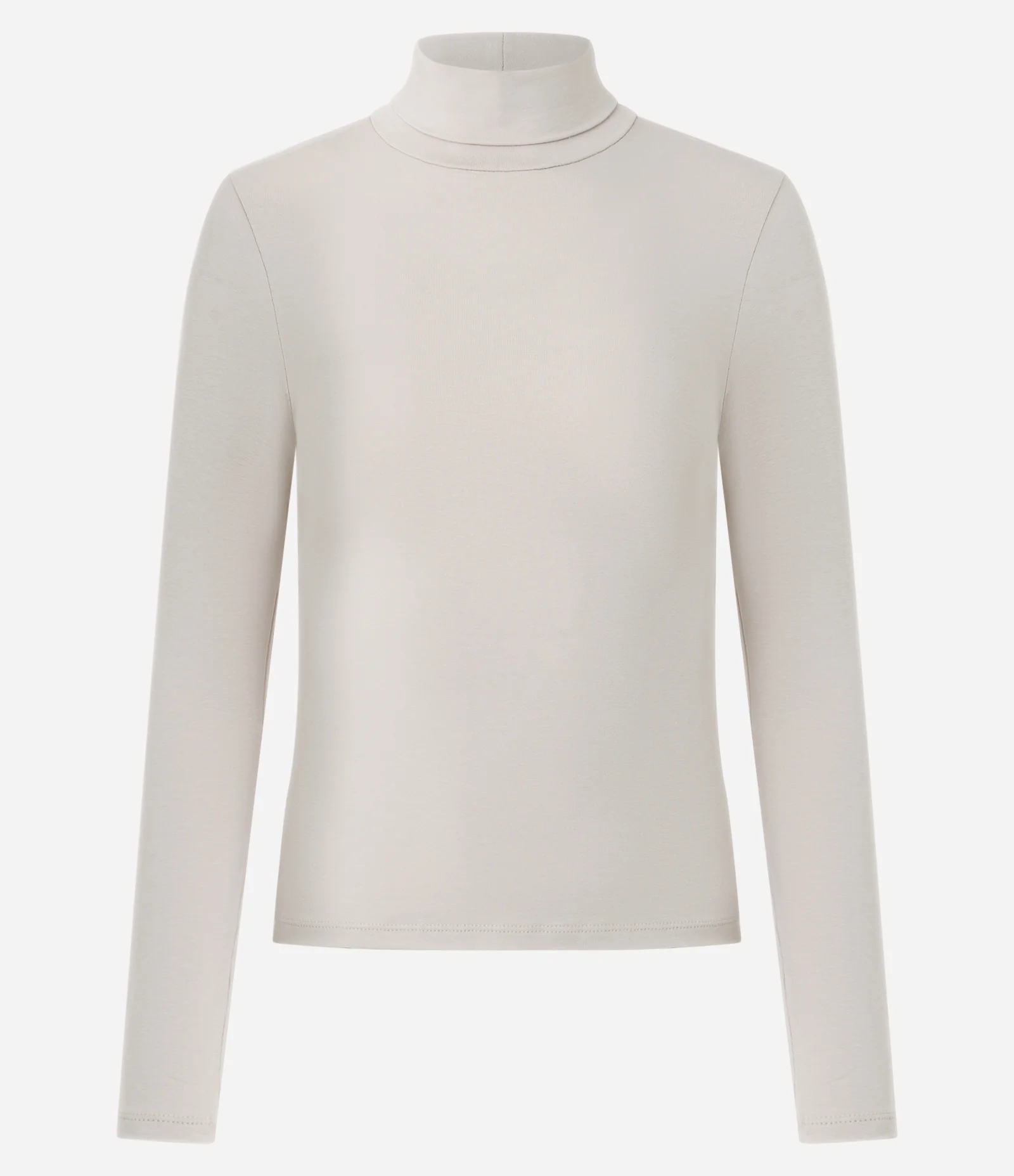 Blusa em Algodão com Golinha Alta Off White 1