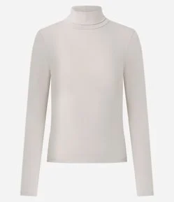 Blusa em Algodão com Golinha Alta