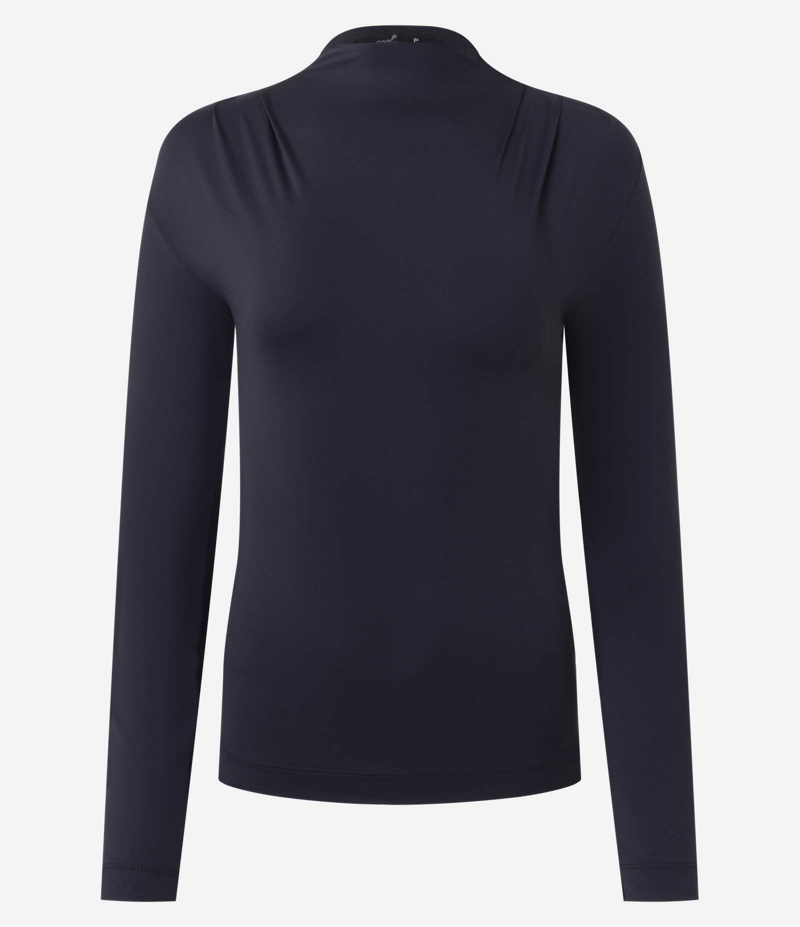 Blusa em Poliamida com Pregas nos Ombros Preto 3