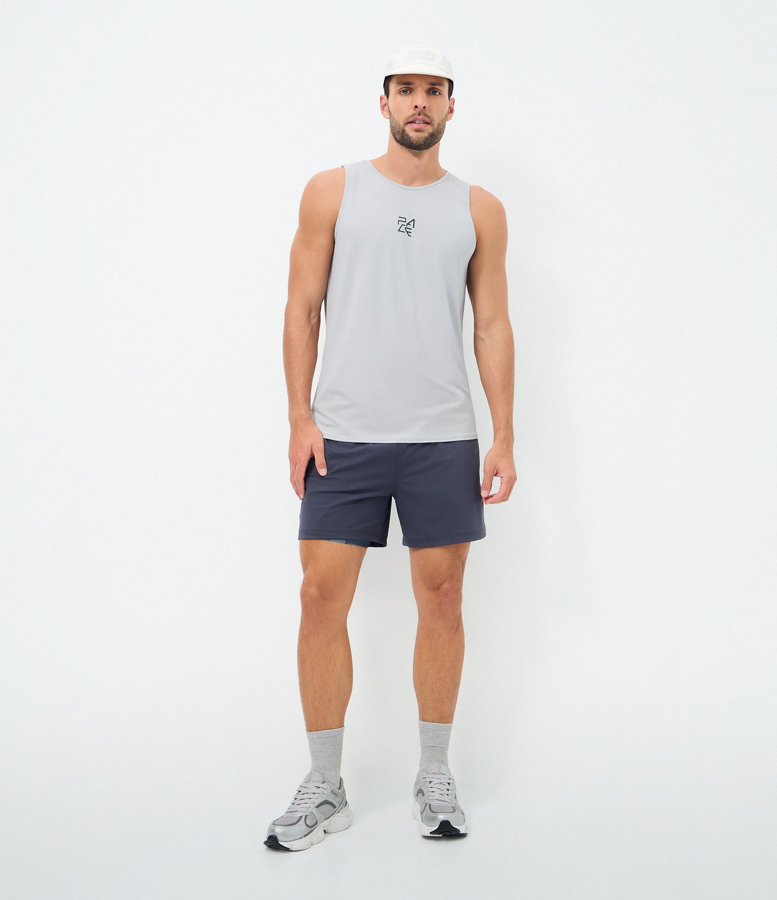 Regata Esportiva Dry com Silk no Peito Cinza 2