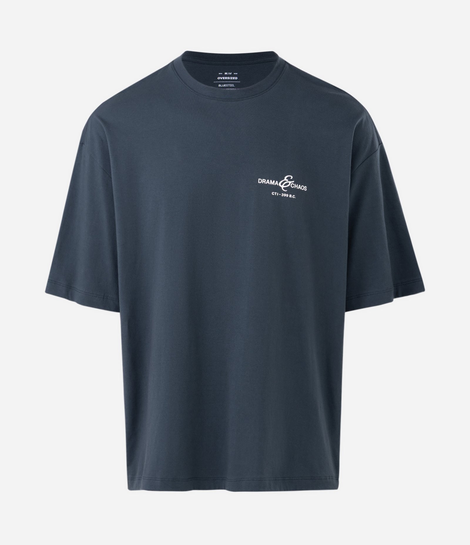 Camiseta Oversized Artsy Anjos Gregos Azul 1