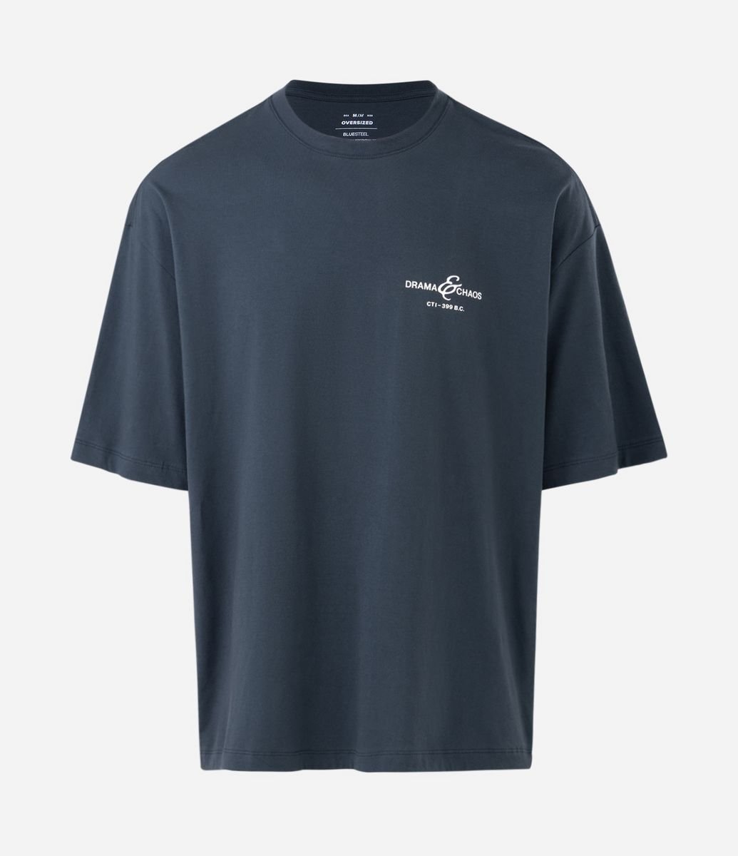 Camiseta Oversized Artsy Anjos Gregos Azul