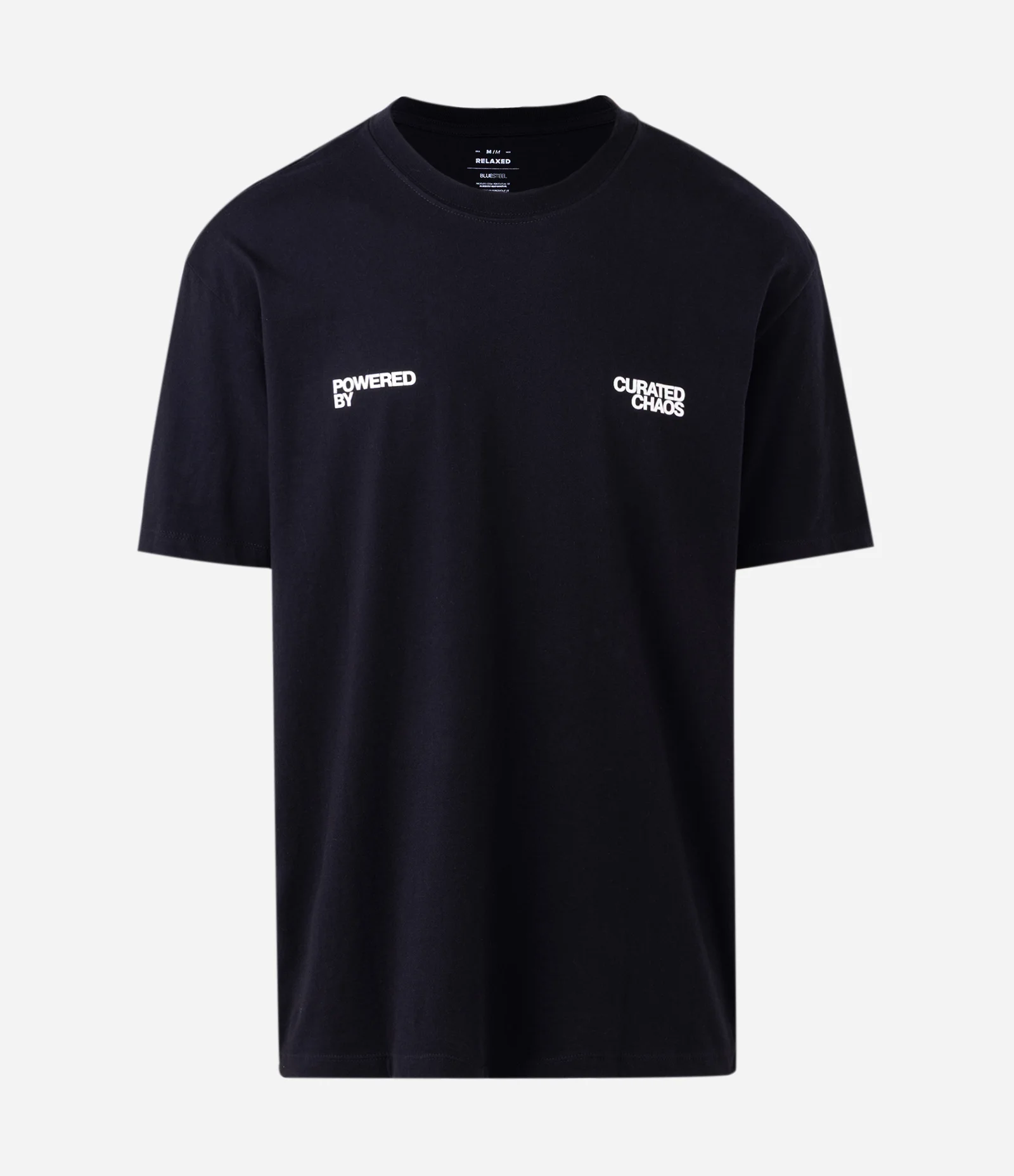 Camiseta Relaxed Manga Curta em Algodão com Estampa Toca-Discos Vinil Preto 6