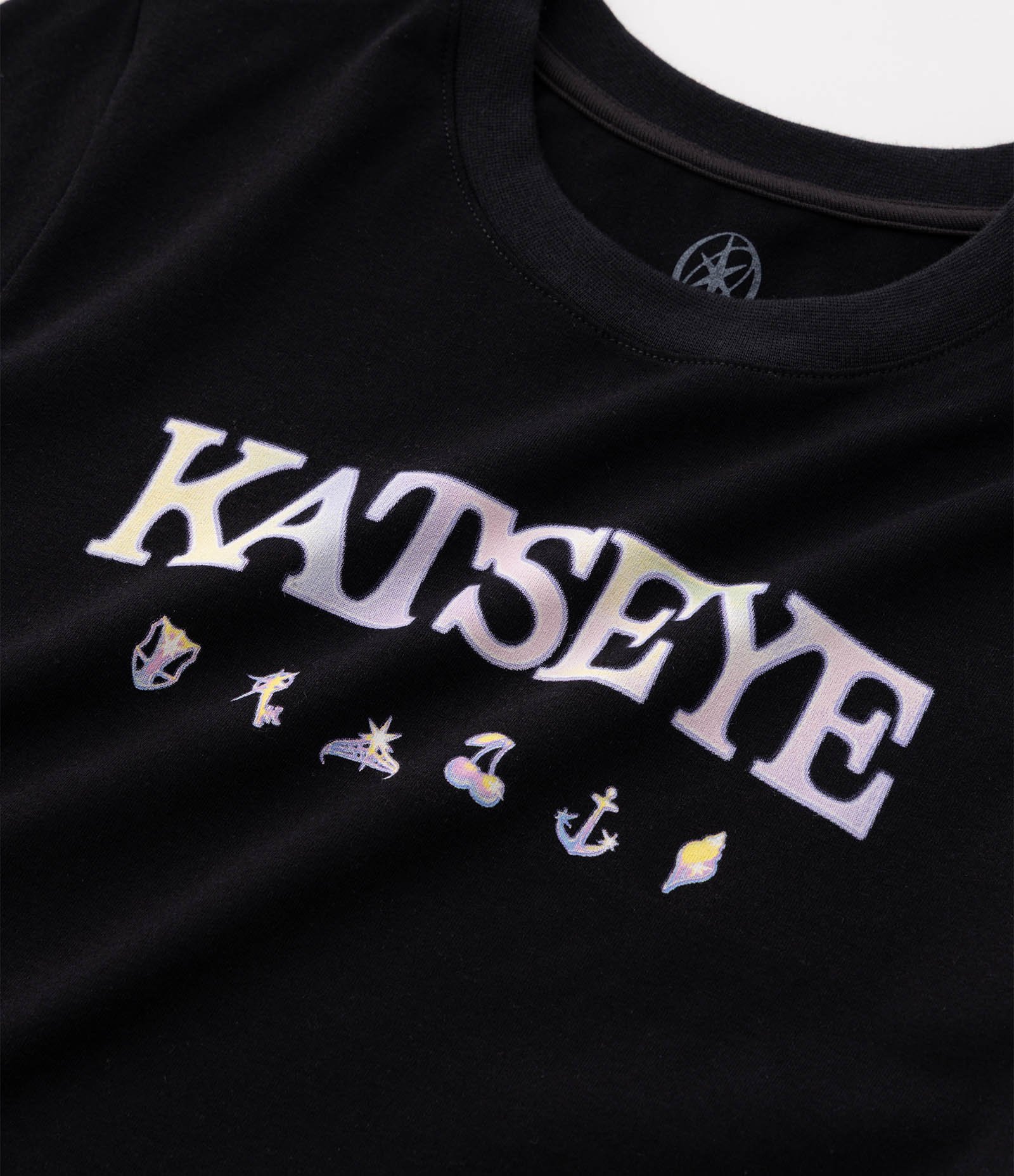 Camiseta em Algodão com Estampa Katseye com Lettering Preto 3