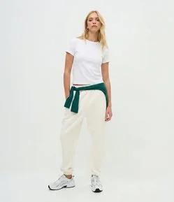 Blusa Justinha em Algodão com Mangas Curtas