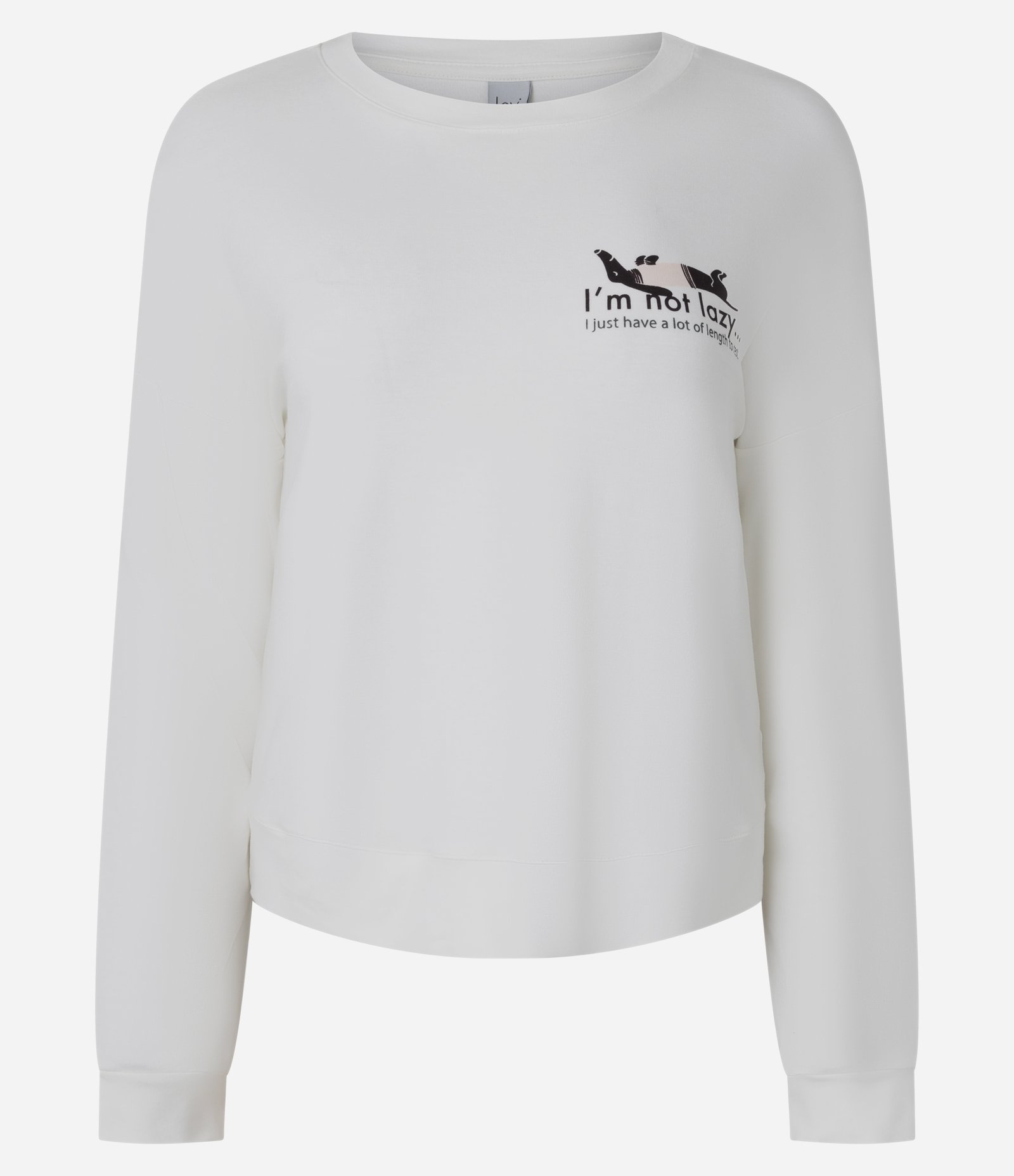 Blusa de Pijama Oversize em Moletom com Estampa Lettering Branco 4