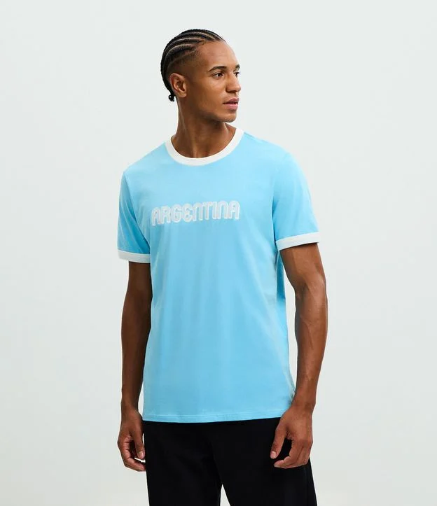 Camiseta Estampa Argentina em Tecnologia Dry