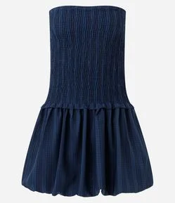 Vestido Tomara que Caia Balonê com Franzido no Busto