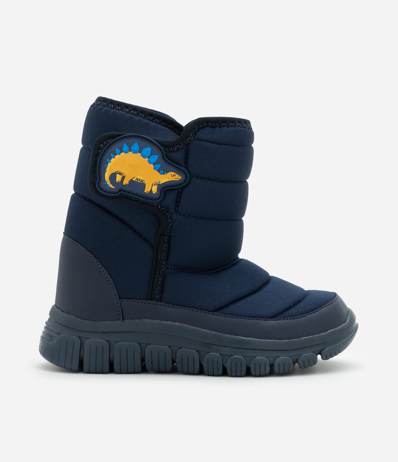 Bota Infantil Dinossauro com Pelinho e Solado LED – Tam 20 a 27 Azul Marinho 6