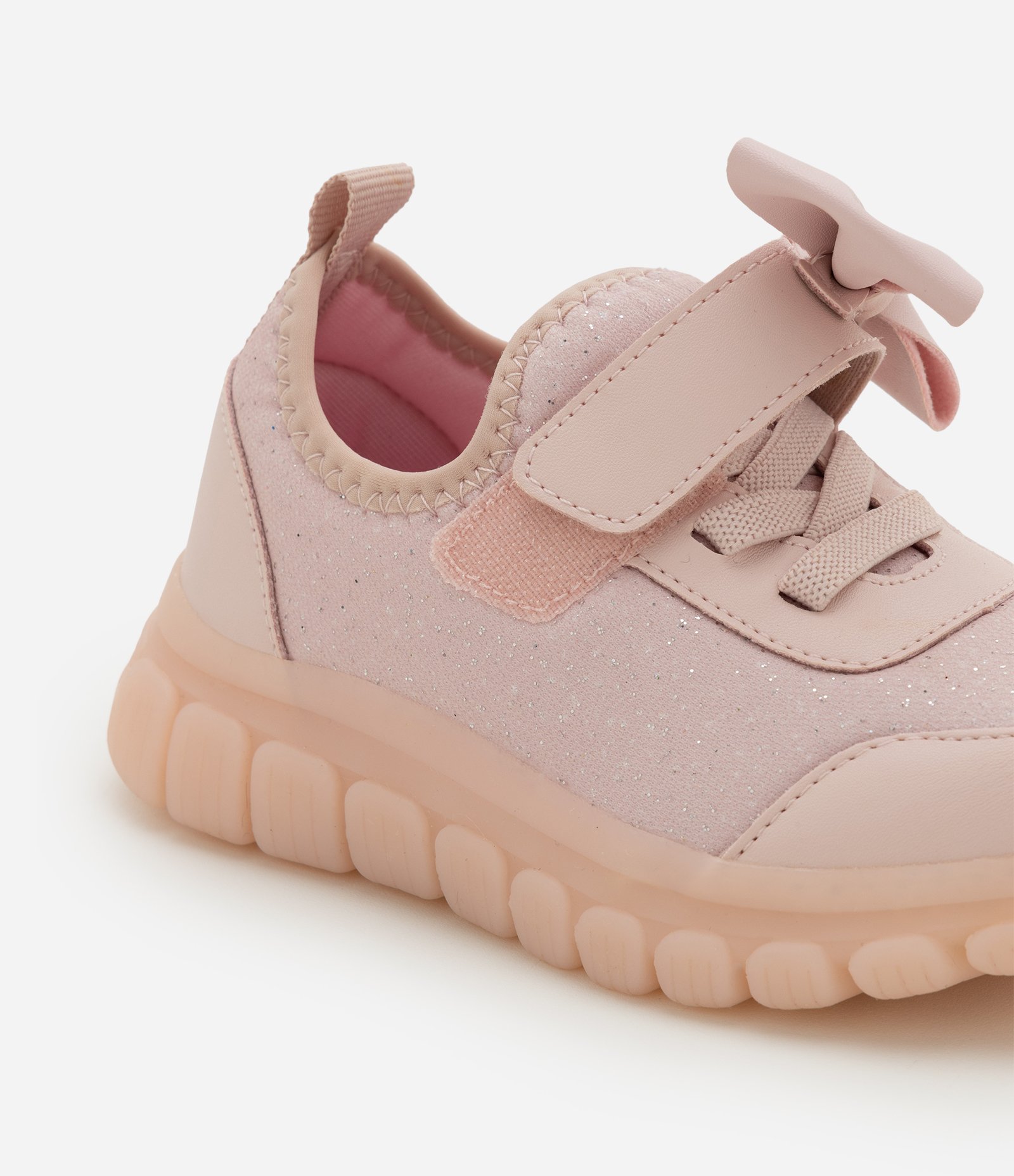 Tênis Infantil com Led e Fecho em Velcro – Tam 20 a 27 Rosa 5