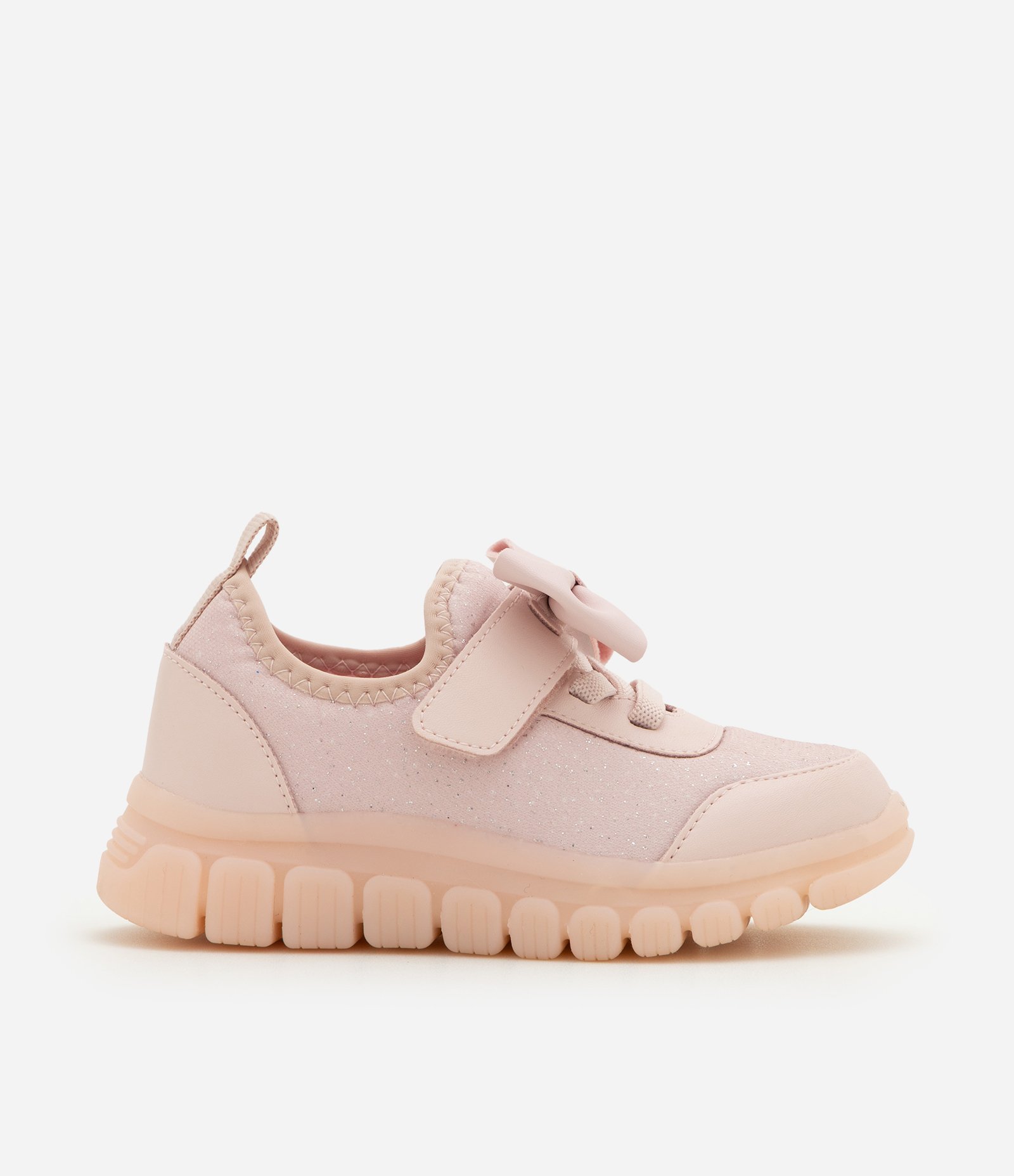 Tênis Infantil com Led e Fecho em Velcro – Tam 20 a 27 Rosa 6