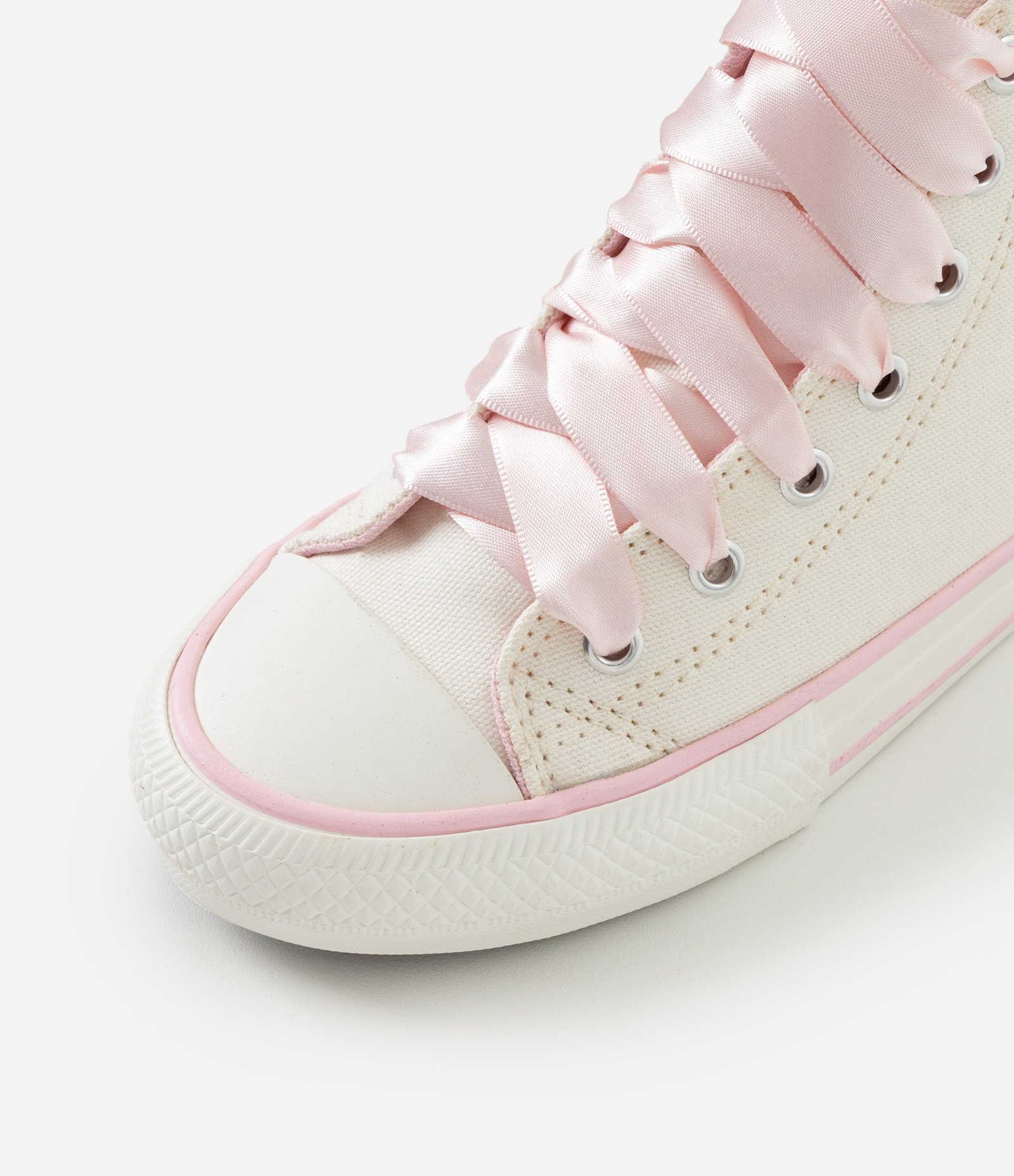 Tênis Infantil Barbie Abotinado com Cadarço de Cetim - Tam 28 a 34 Off White 4