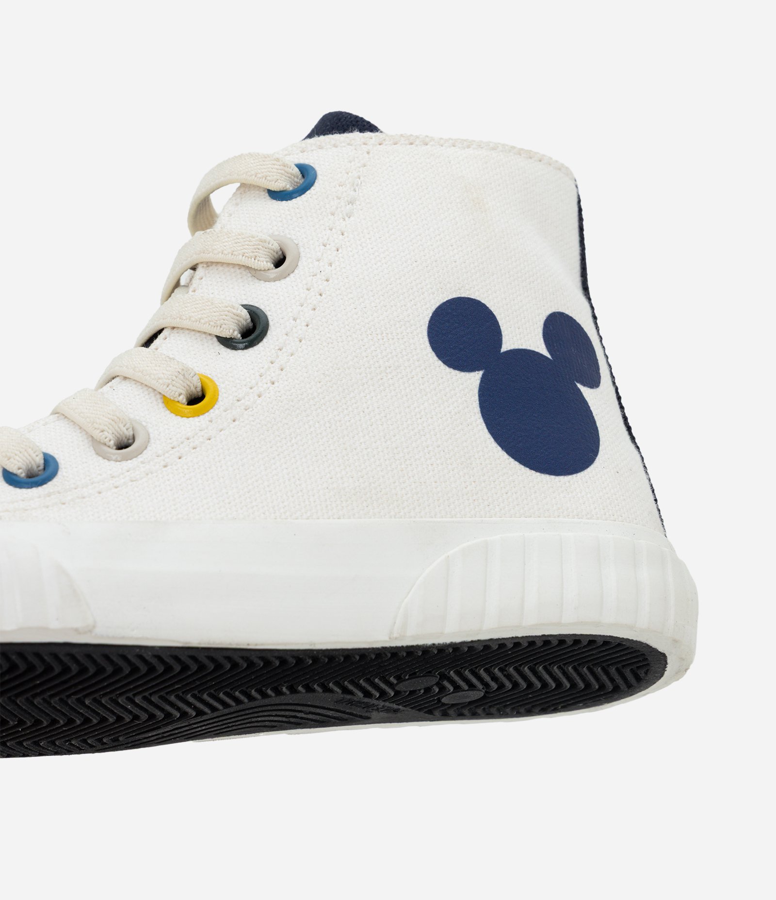 Tênis Abotinado Infantil Com Estampa Mickey Mouse – Tam 20 a 27 Off White 4