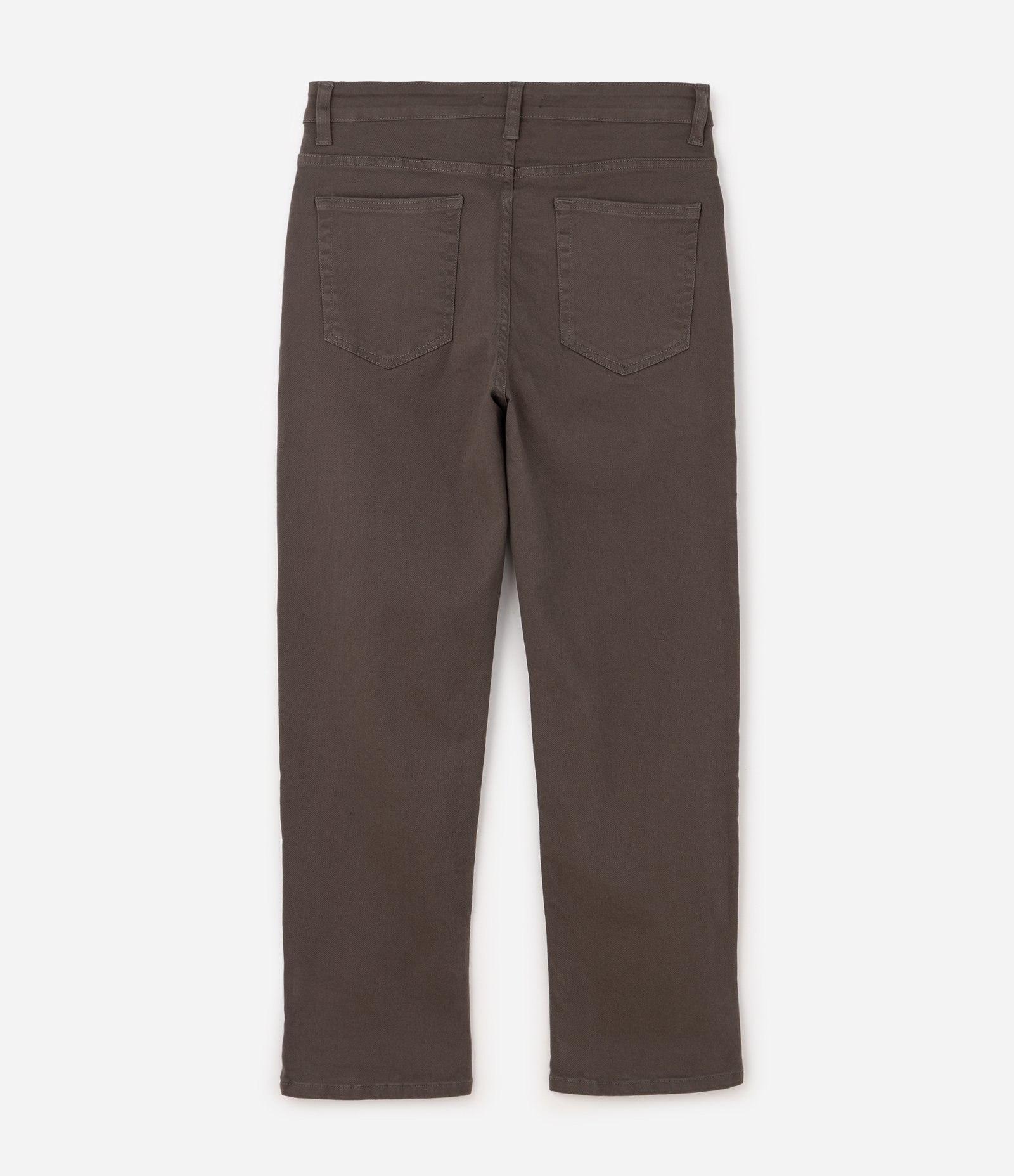 Calça Sarja Reta Vintage Marrom 2