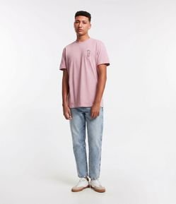 Calça Slim Cropped em Jeans