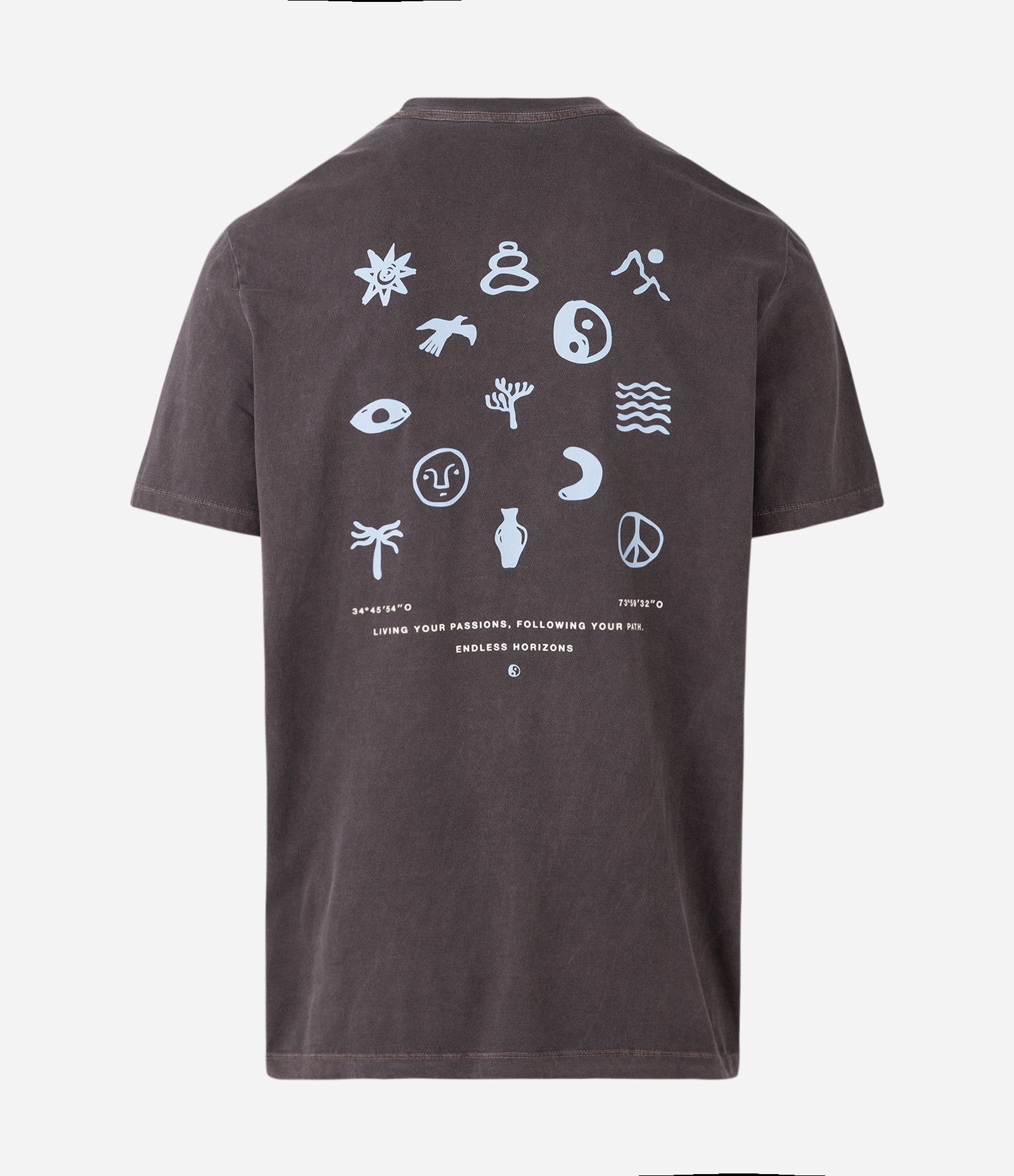 Camiseta Comfort em Algodão Estonada com Estampa Preto 6
