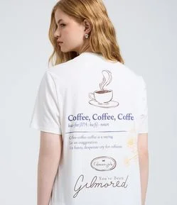Camiseta com Estampa de Ícones Gilmore Girls