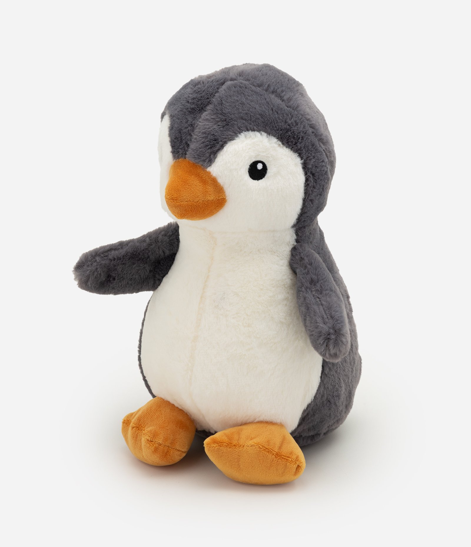 Bicho de Pelúcia com Formato de Pinguim Cinza 1