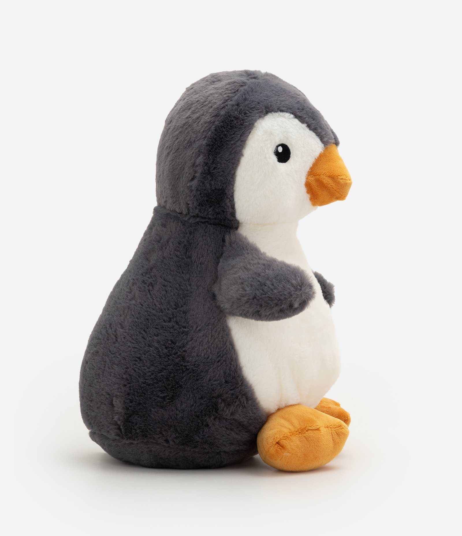 Bicho de Pelúcia com Formato de Pinguim Cinza 2