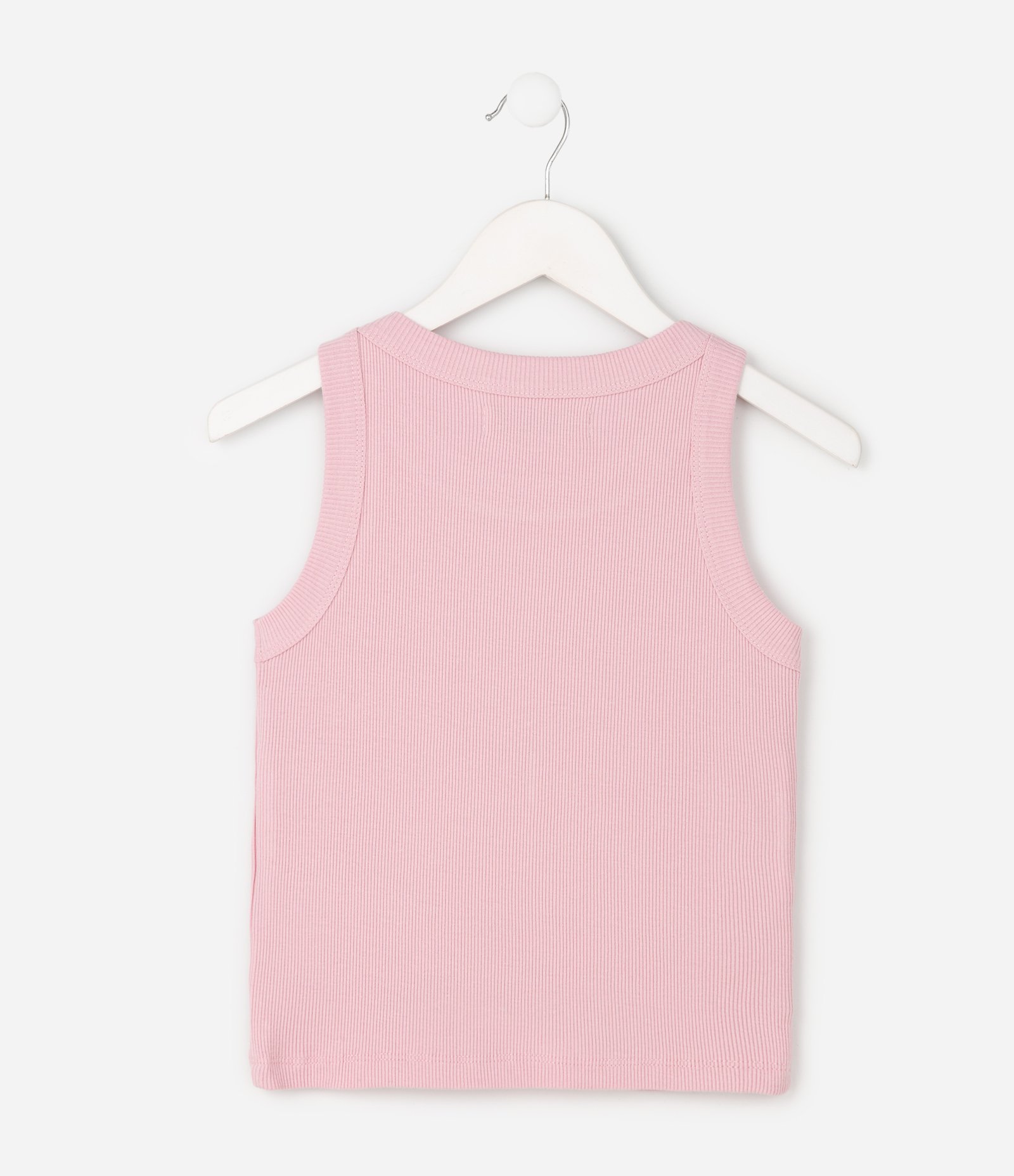 Regata Infantil com Cava Americana – Tam 5 a 16 Anos Rosa Claro 3