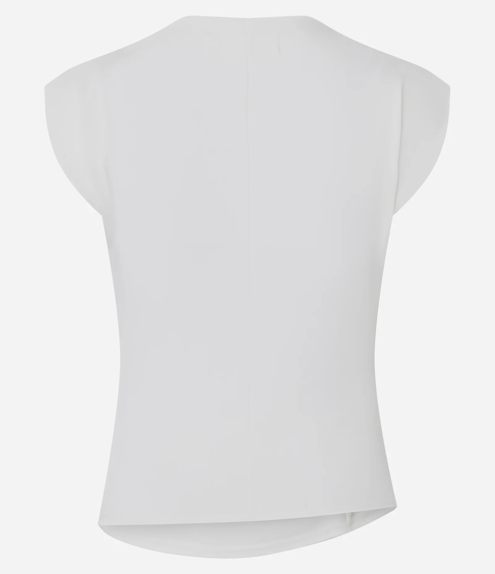 Blusa em Ponto Roma com Pregas no Ombro e Cintura Branco 6