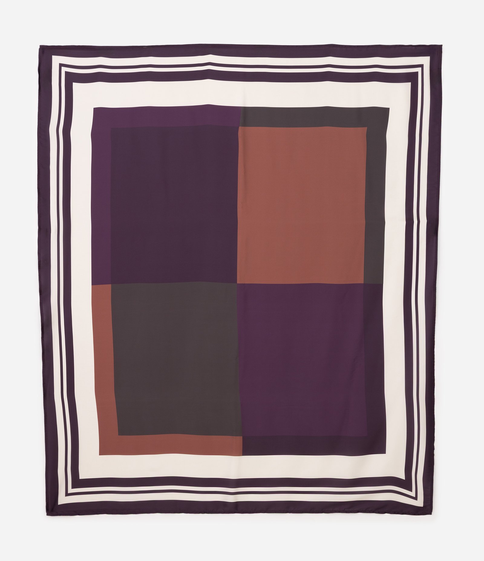 Canga em Chiffon com Estampa Geométrica Multicores 1