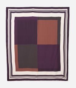 Canga em Chiffon com Estampa Geométrica