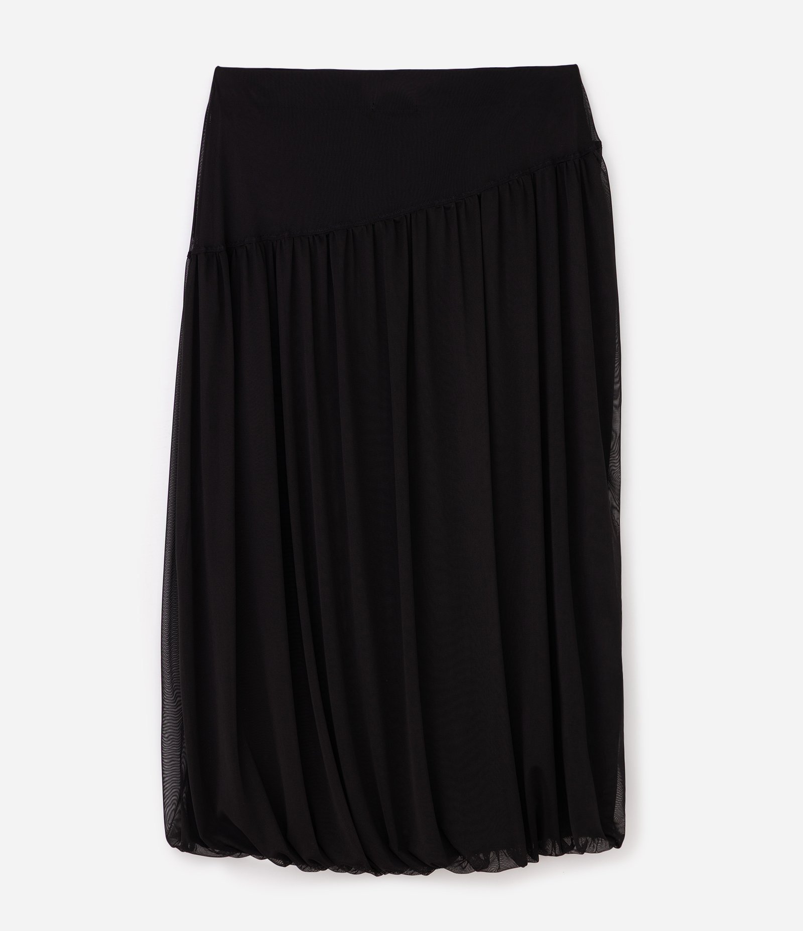 Saia Balonê Midi em Tule Curve & Plus Size Preto 6