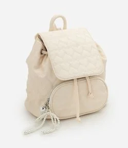 Mochila Infantil Em PU Corações