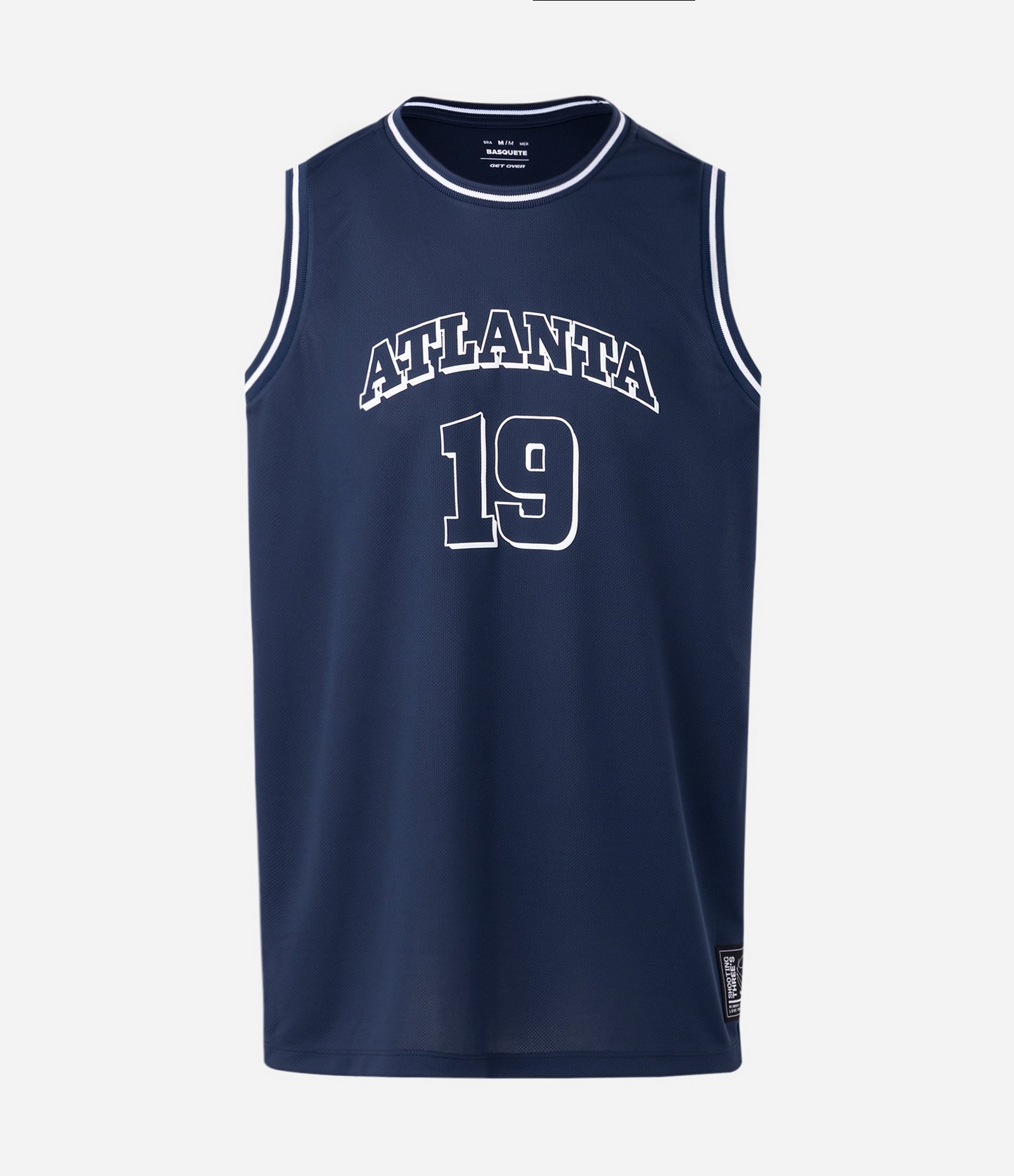 Regata Basquete Dry Atlanta com Numeração Azul 5