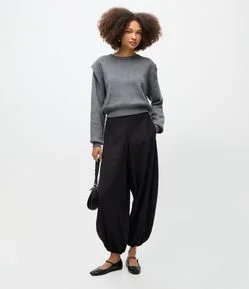 Calça Alfaiatada Aladim em Viscose