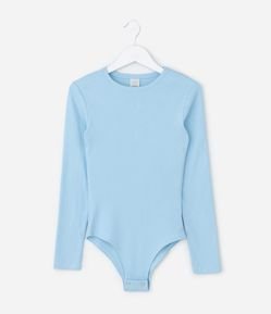 Body Infantil com Manga Longa – Tam 7 a 16 Anos