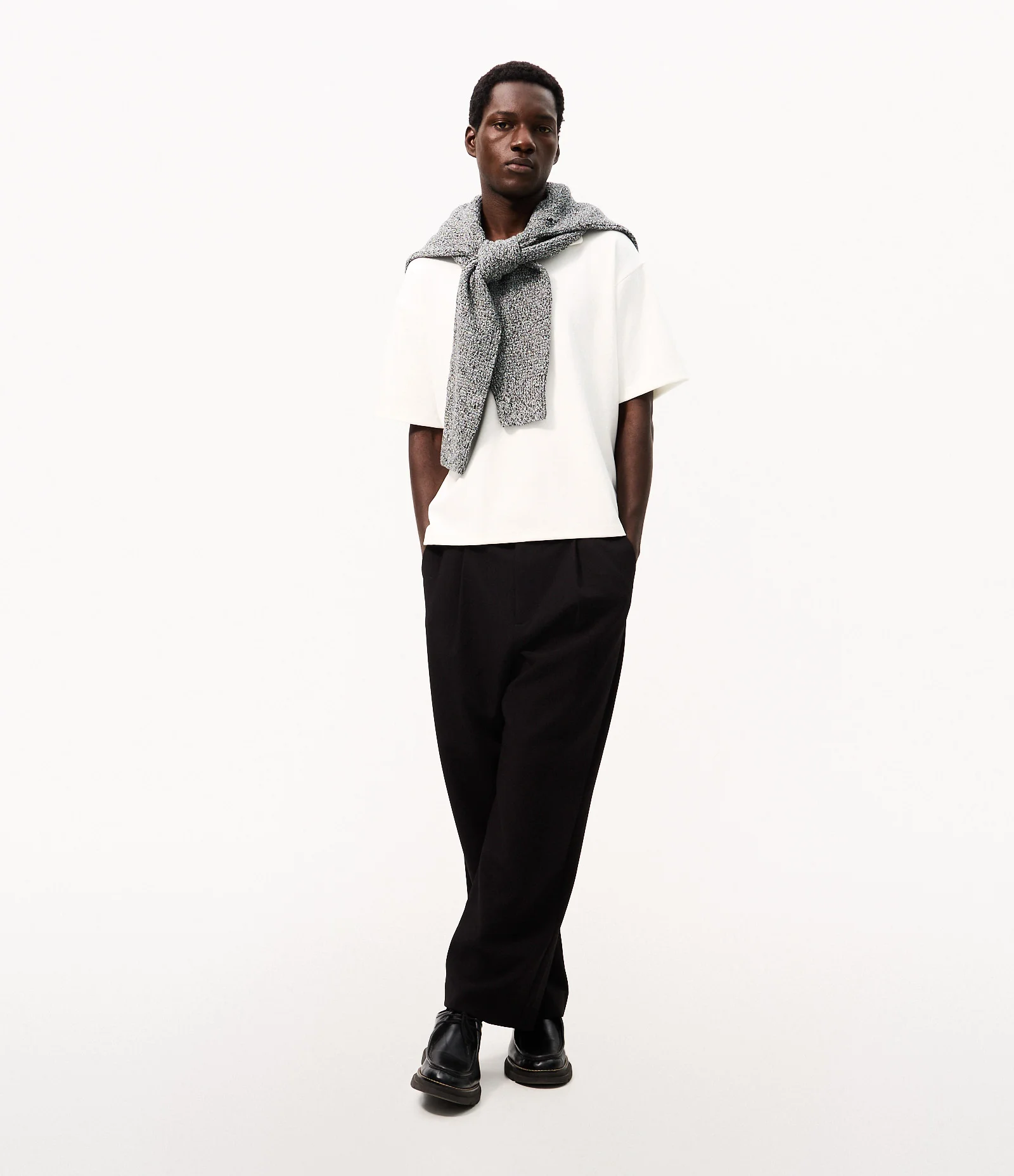 Polo Boxy Modal Branco 2