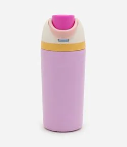 Garrafa Térmica em Metal com Canudo e Biqueira 500ml