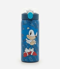 Garrafa Térmica com Estampa Temática Sonic 450 ml