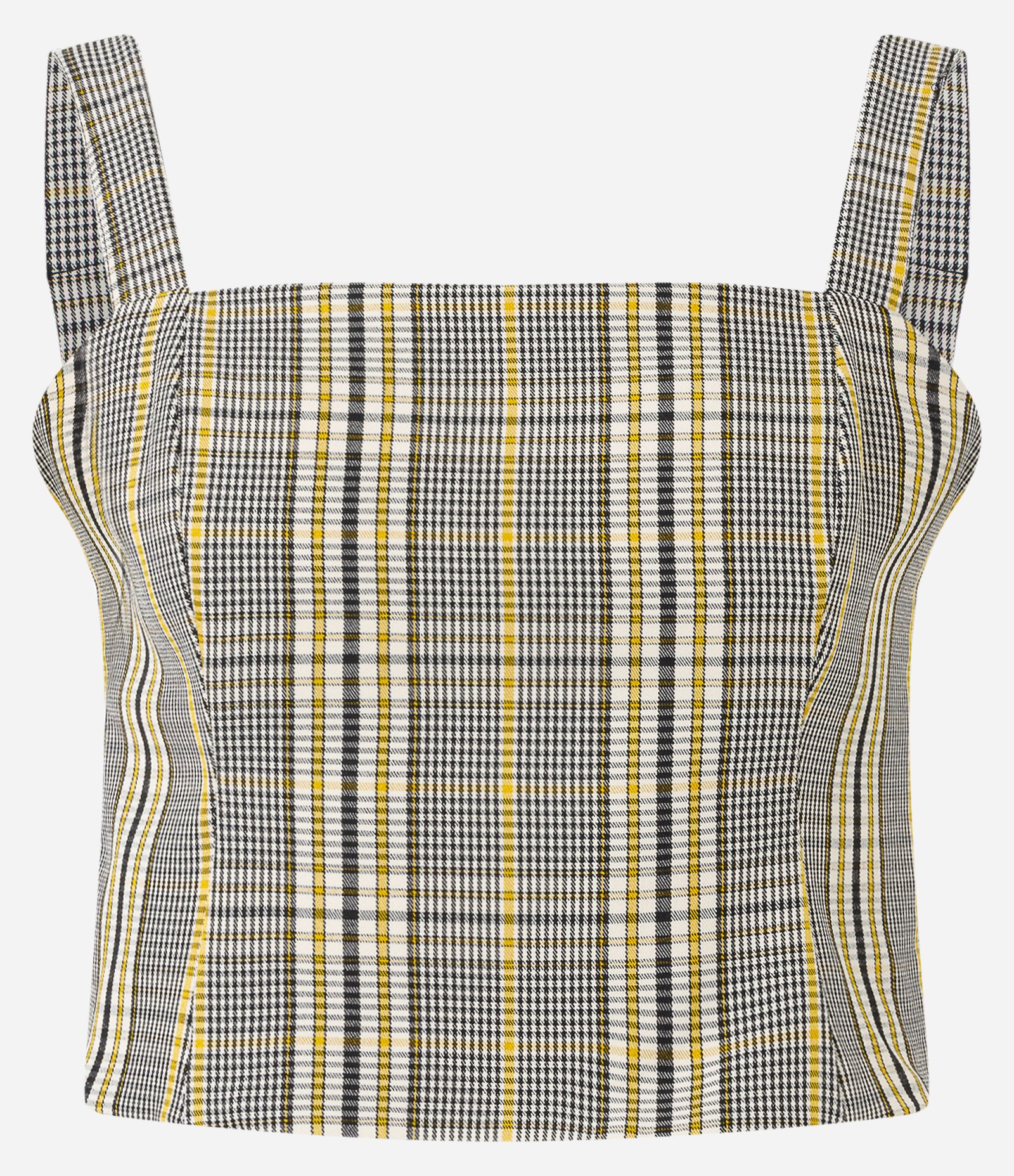 Blusa Alfaiatada com Estampa Xadrez e Zíper Multicores 5