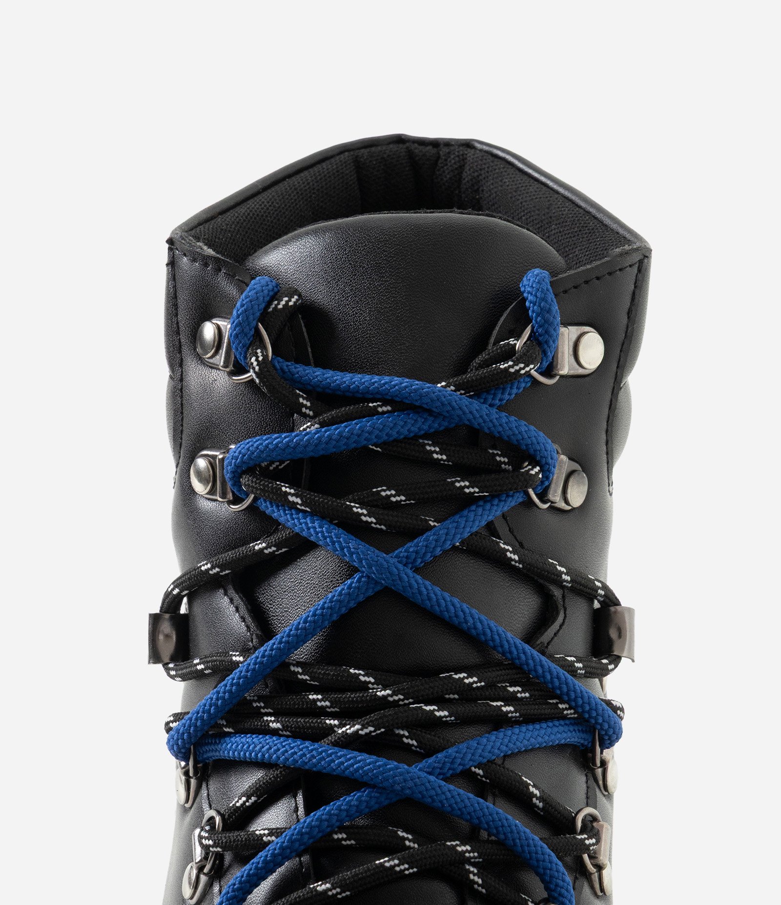 Bota Trekking em PU com Atacador Bicolor Preto 4