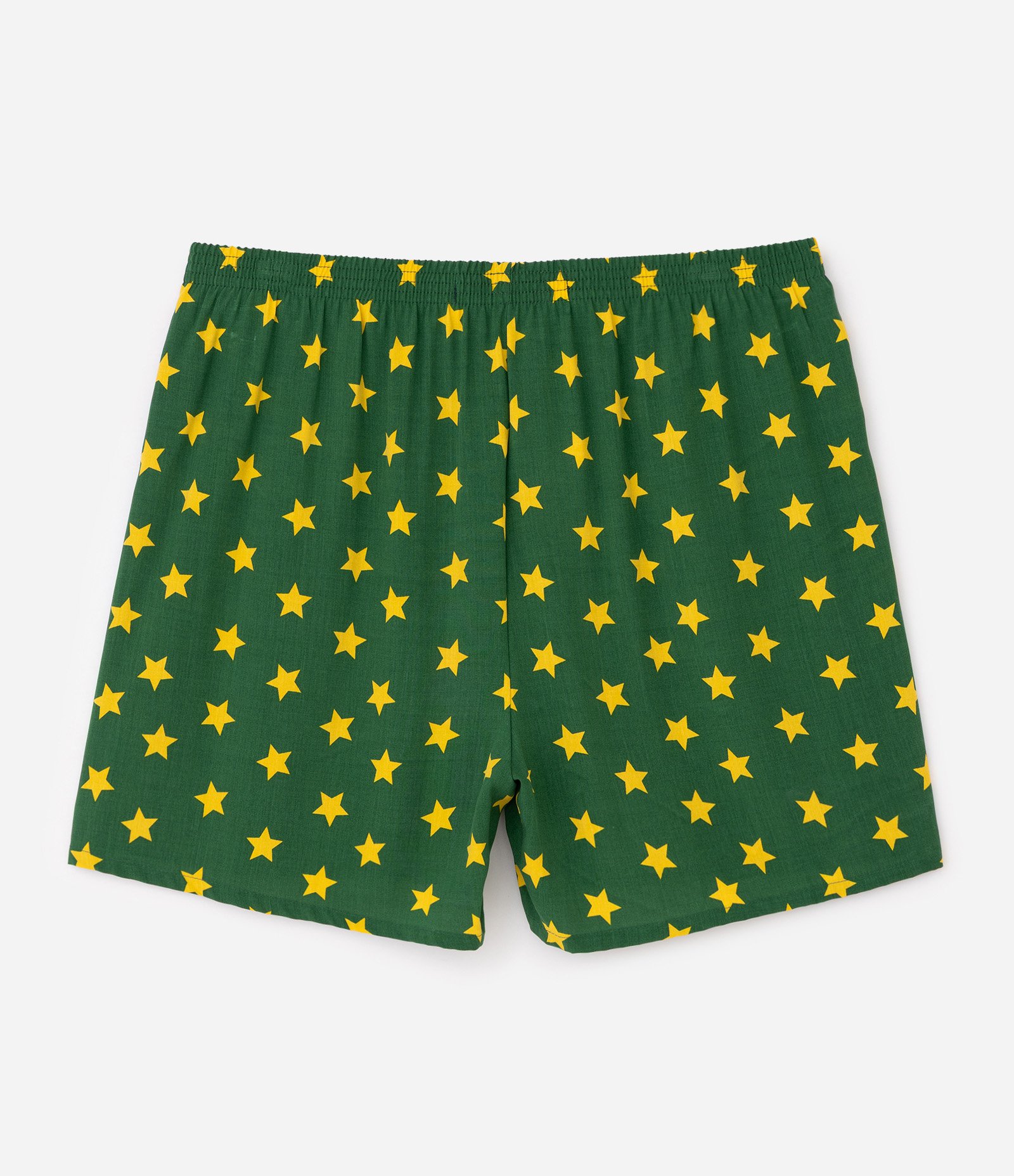 Cueca Samba-Canção com Estampa de Estrelas Verde 5