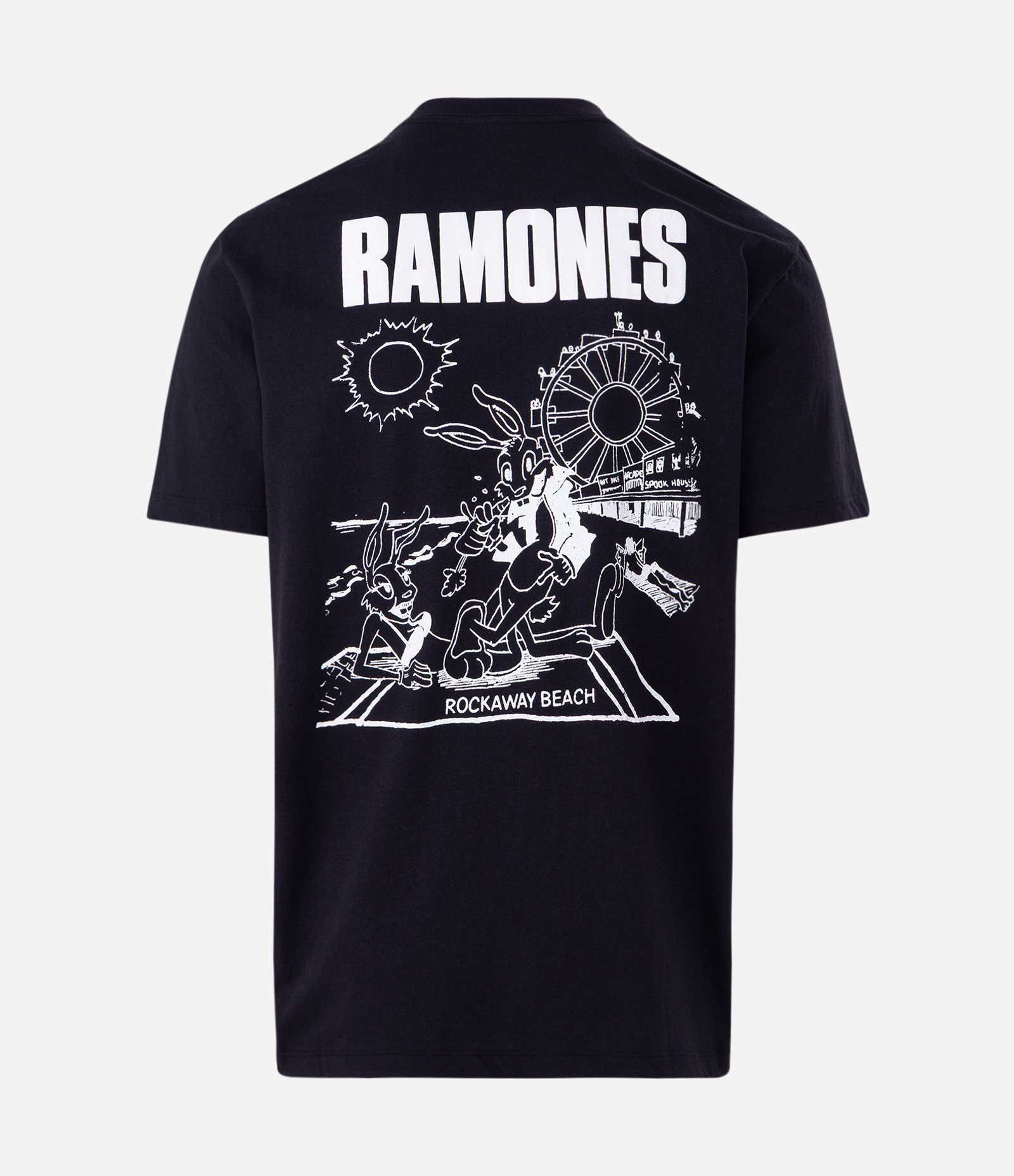 Camiseta Manga Curta Ramones Rockaway Beach Preto 2