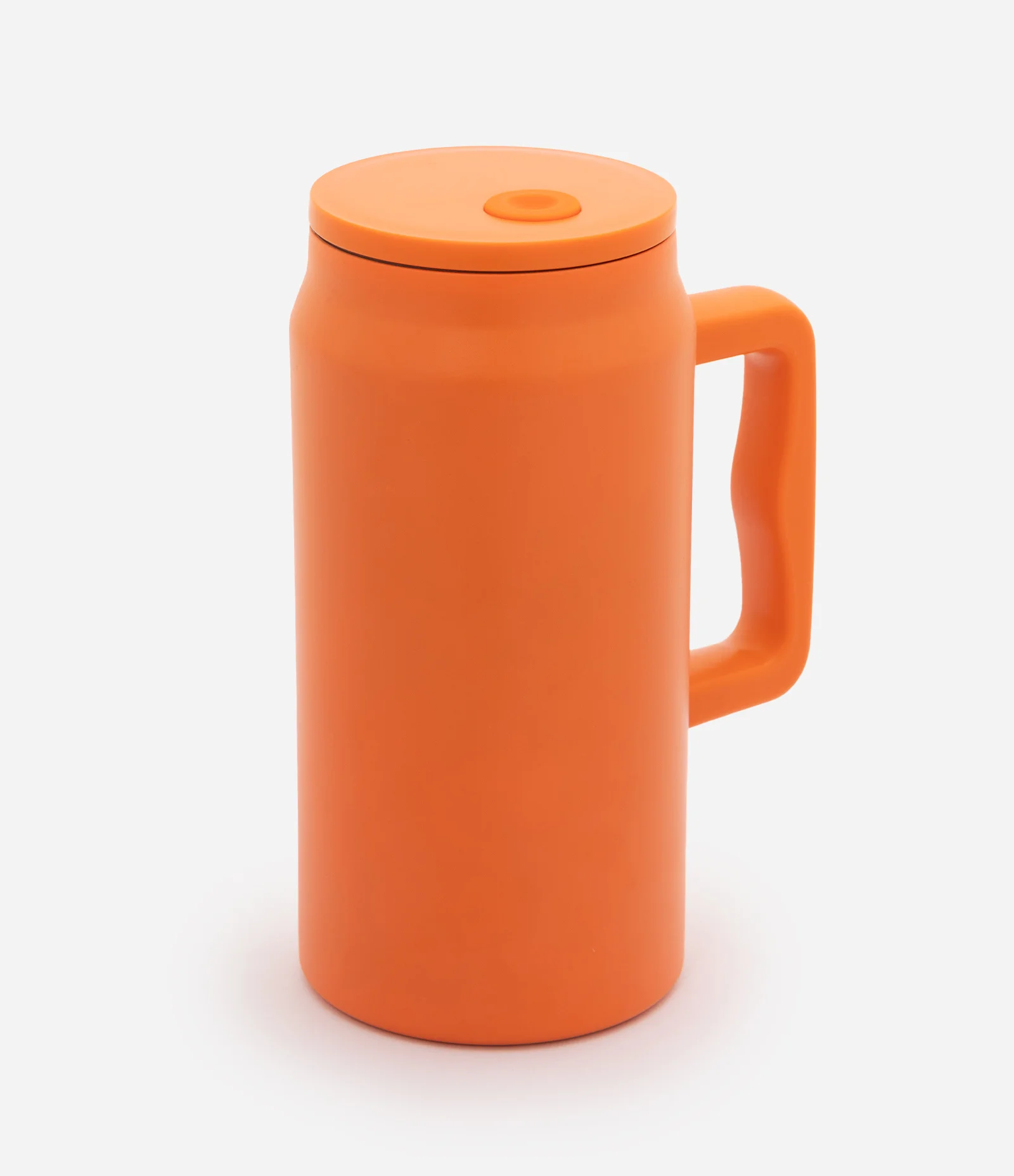 Copo Térmico em Aço Inoxidável com Canudo Removível Laranja 2