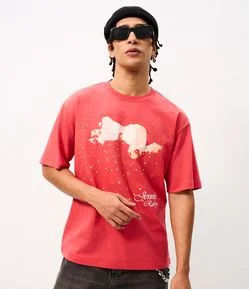 Camiseta Boxy com Estampa Jennie Ruby