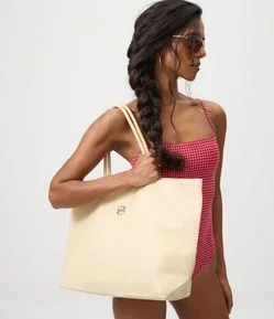 Bolsa de Papel com Necessaire e Zíper