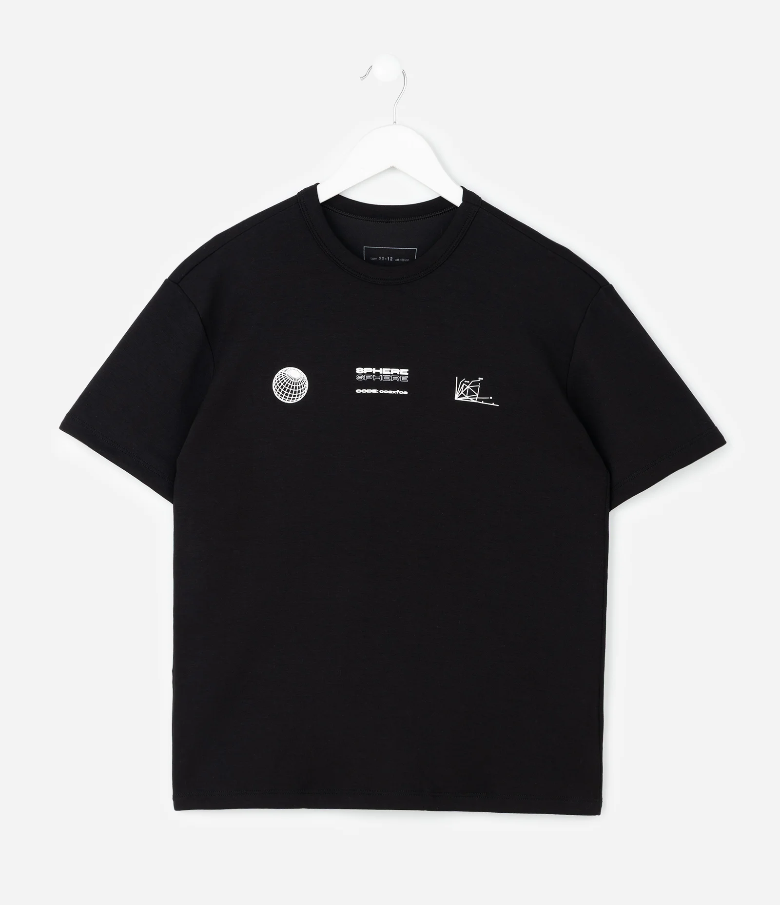 Camiseta Infantil com Tecnologia Dry e Estampa Lettering – Tam 5 a 14 Anos Preto 2