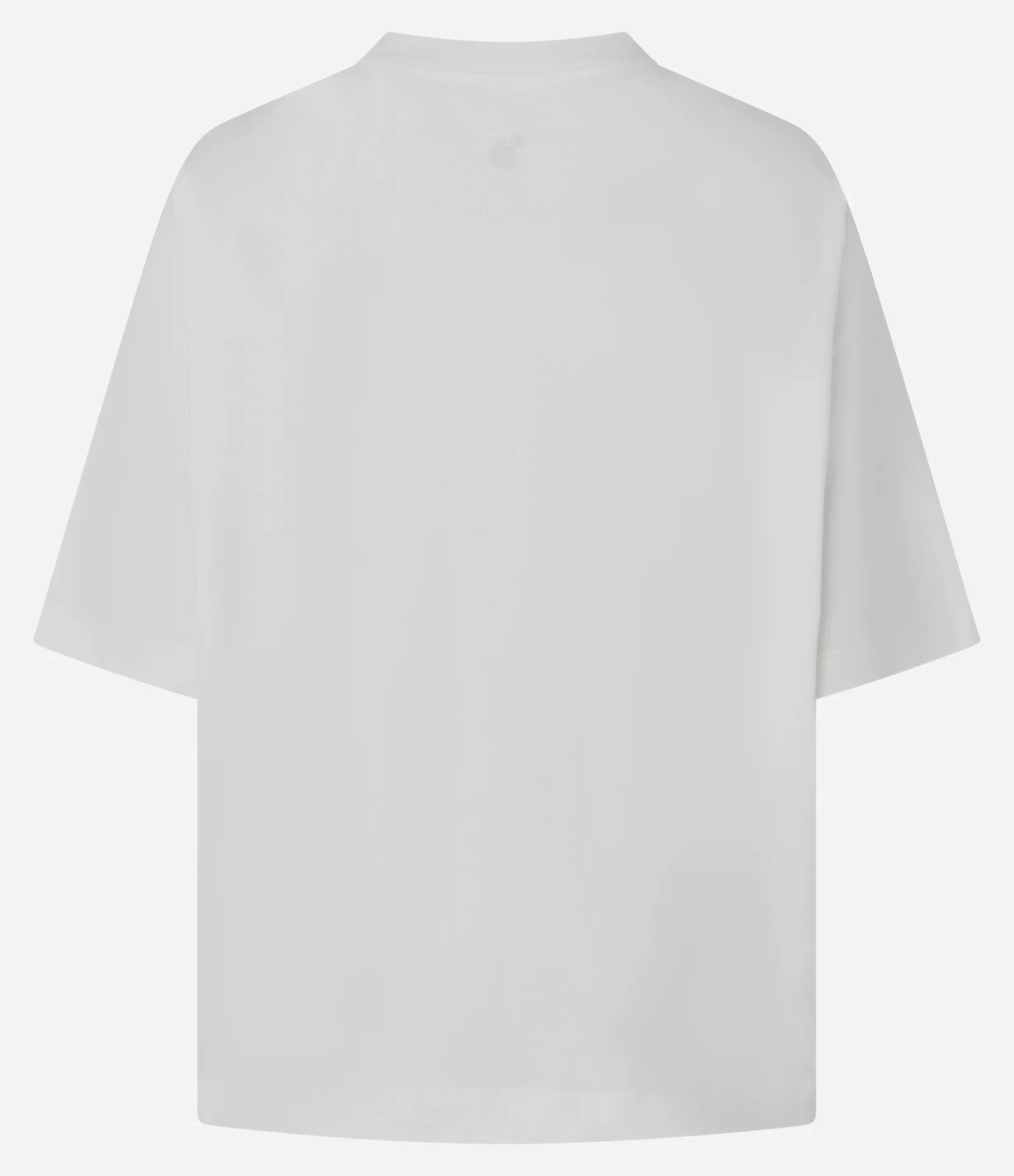 Camiseta Boxy em Algodão com Estampa Mafalda Branco 2