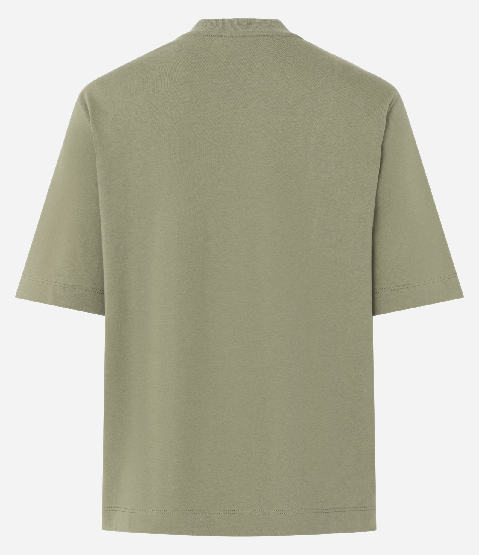 Camiseta em Algodão com Bolso Bordado Verde 3