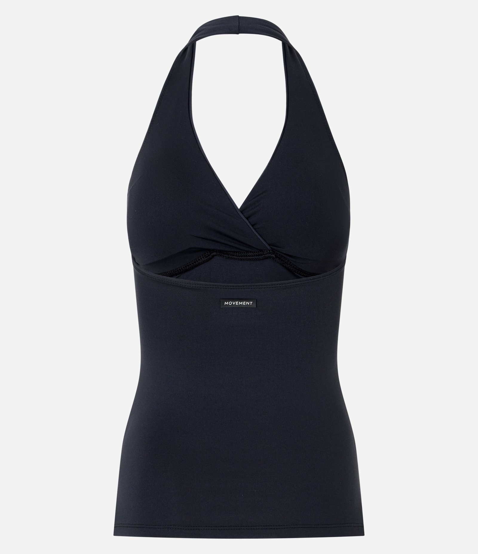 Regata Esportiva Frente Única com Bojo Removível Preto 6